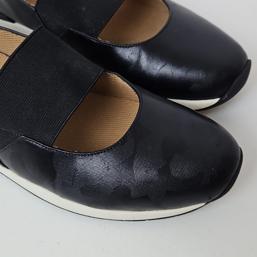 Vionic Cadee Black Camo Leather Slip On Mary Jane Shoes Orthotic Size 10 - Picture 3 of 12